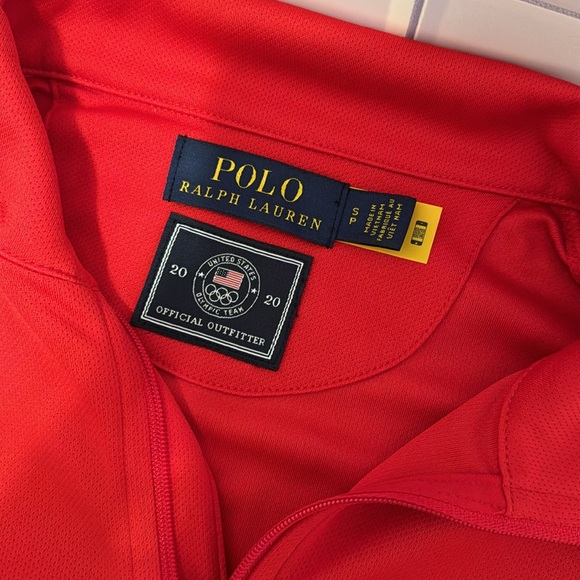 Polo Ralph Lauren official Team USA quarter zip. Red size small - Picture 2 of 3